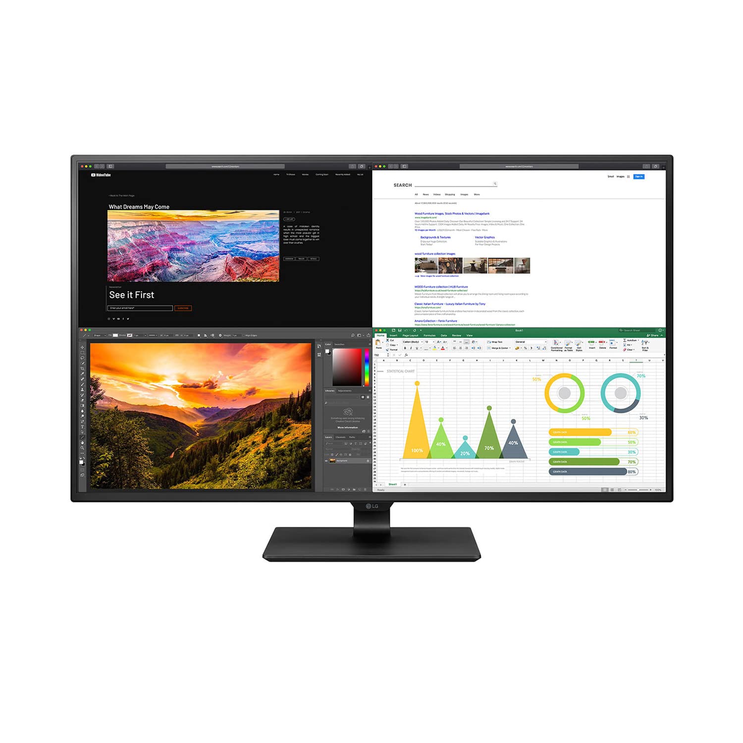 LG Electronics 43UN700-B 43p monitor