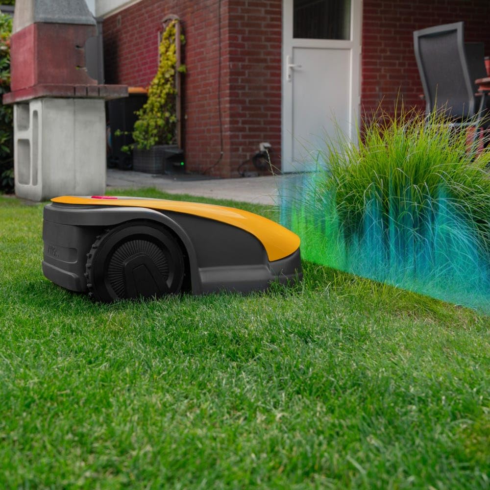 STIGA A 500 robot cortacésped autónomo – sin cable de límite (hasta 700 m²), control de aplicación, 45% de pendiente, 3 zonas, navegación GPS RTK, 4G, sin antenas, hasta 5 años de garantía