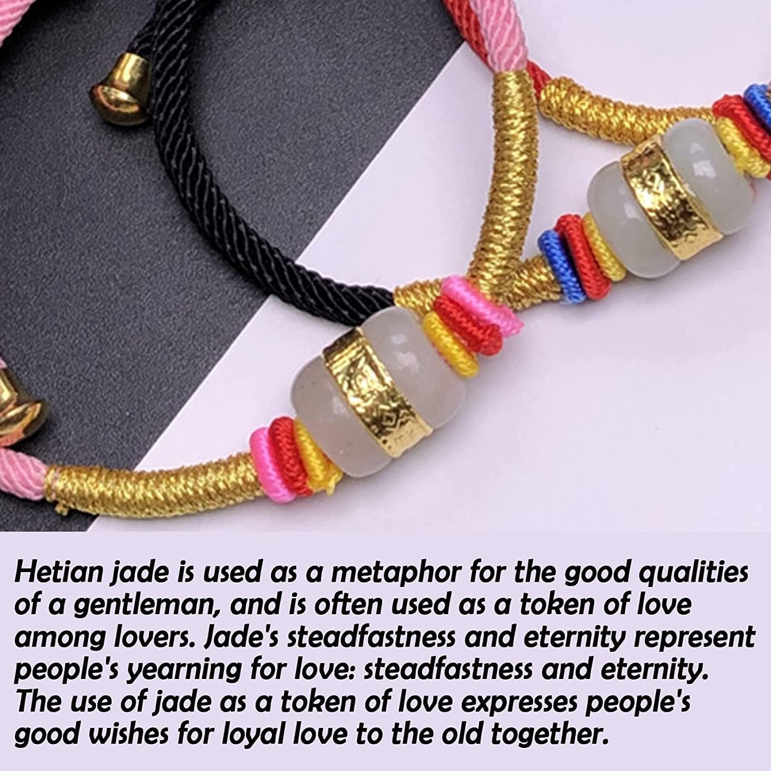 Pulsera de Riqueza Feng Shui, Pulsera de Cuentas de Jade, Pulsera Natural SS, Pulsera con Amuleto de la Suerte para Mujeres, Hombres, Pulsera de Hilo Rojo, Cristal para atraer Riqueza, DIN