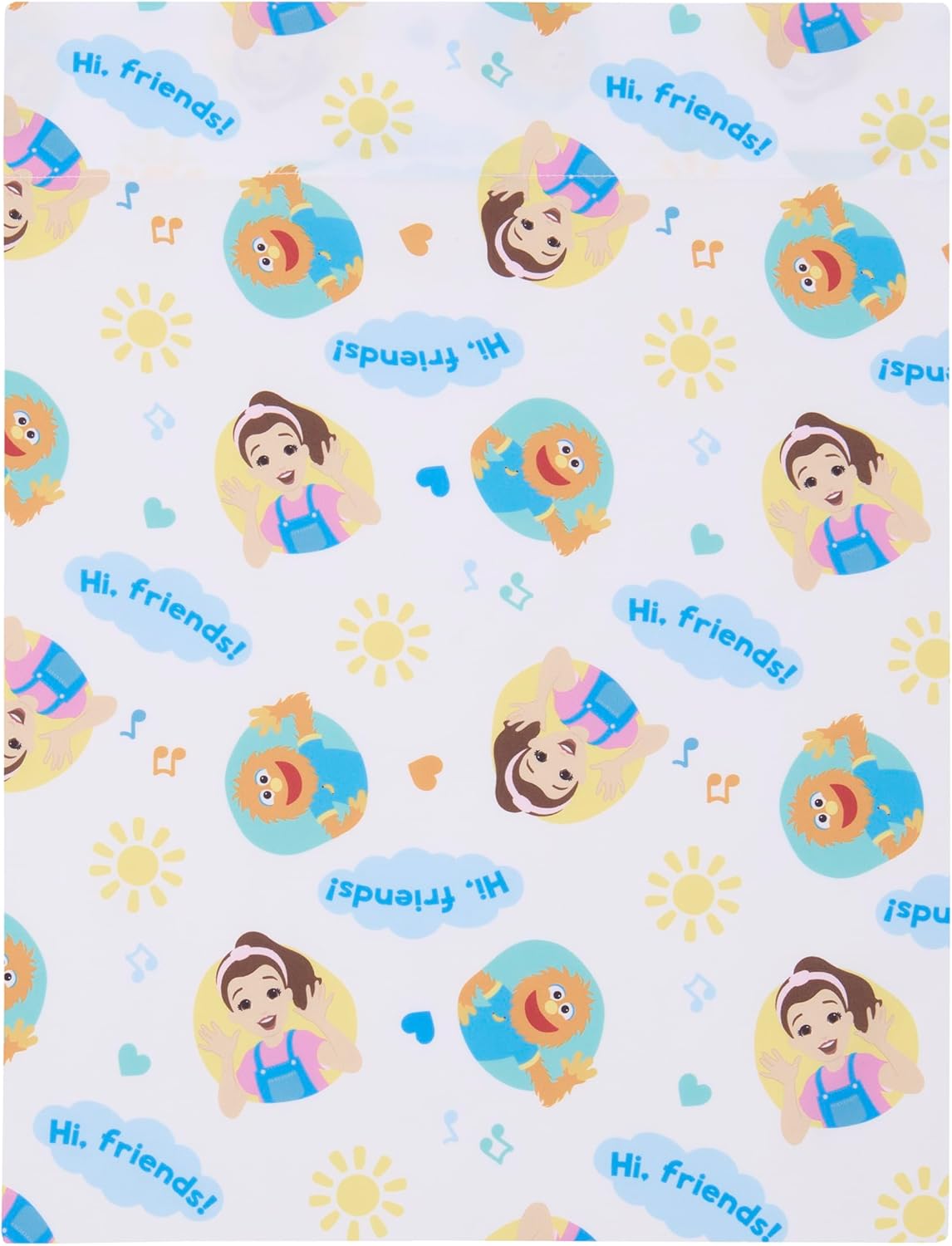 Ms. Rachel Happy Patchwork 4 Piece Toddler Bed Set - Comforter, Fitted Bottom Sheet, Flat Top Sheet, Reversible Pillowcase, Multi-Colored