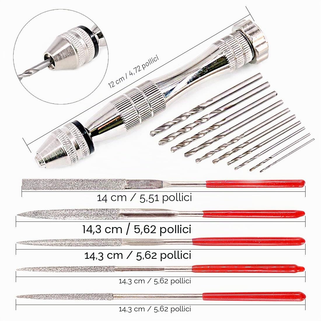 Keadic 55Pcs Professionale Modeler Strumenti di Base Craft Set Hobby Building Tools Kit Gunpla Tools Model Kit Modeler Strumenti di Base Set per Auto Model Building Riparazione e Fissaggio