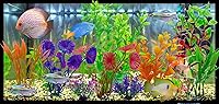 Vista 4 de Accesorios de decoración de plantas de acuario de plástico, planta de decoración de peceras artificiales, 10