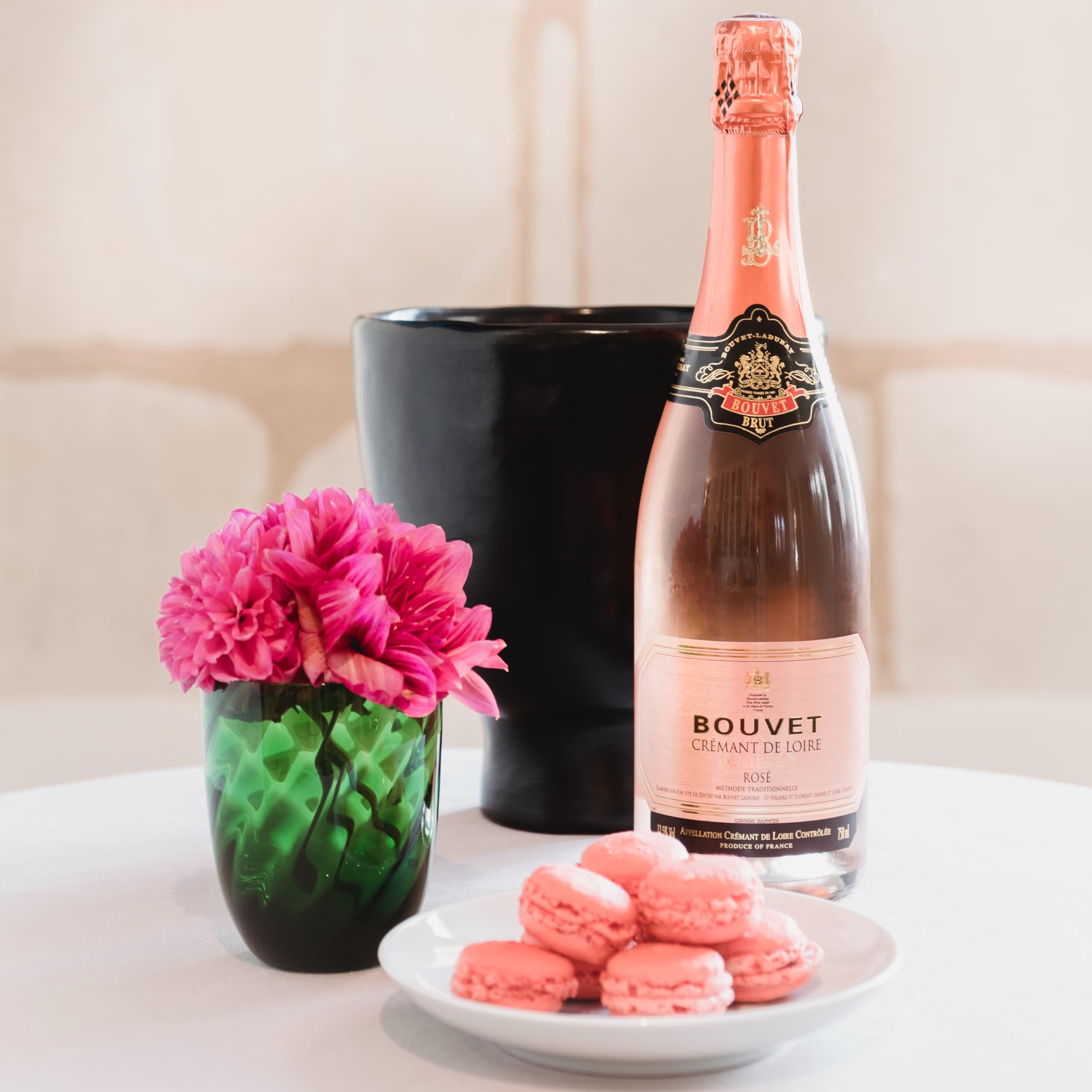 Bouvet Excellence Rosé Crémant de Loire Brut - Klassische Flaschengärung – Cabernet Franc – Cremant Rosé Ideal als Geschenk - 6 x 0.75 L