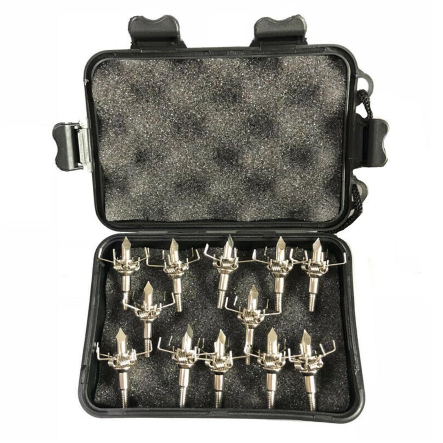 Sososhoot Hunting Broadheads 12PK 100 Grains Archery Judo Arrow Heads Screw-in Arrow Tips Compatible with Traditional Bows and Compound Bow