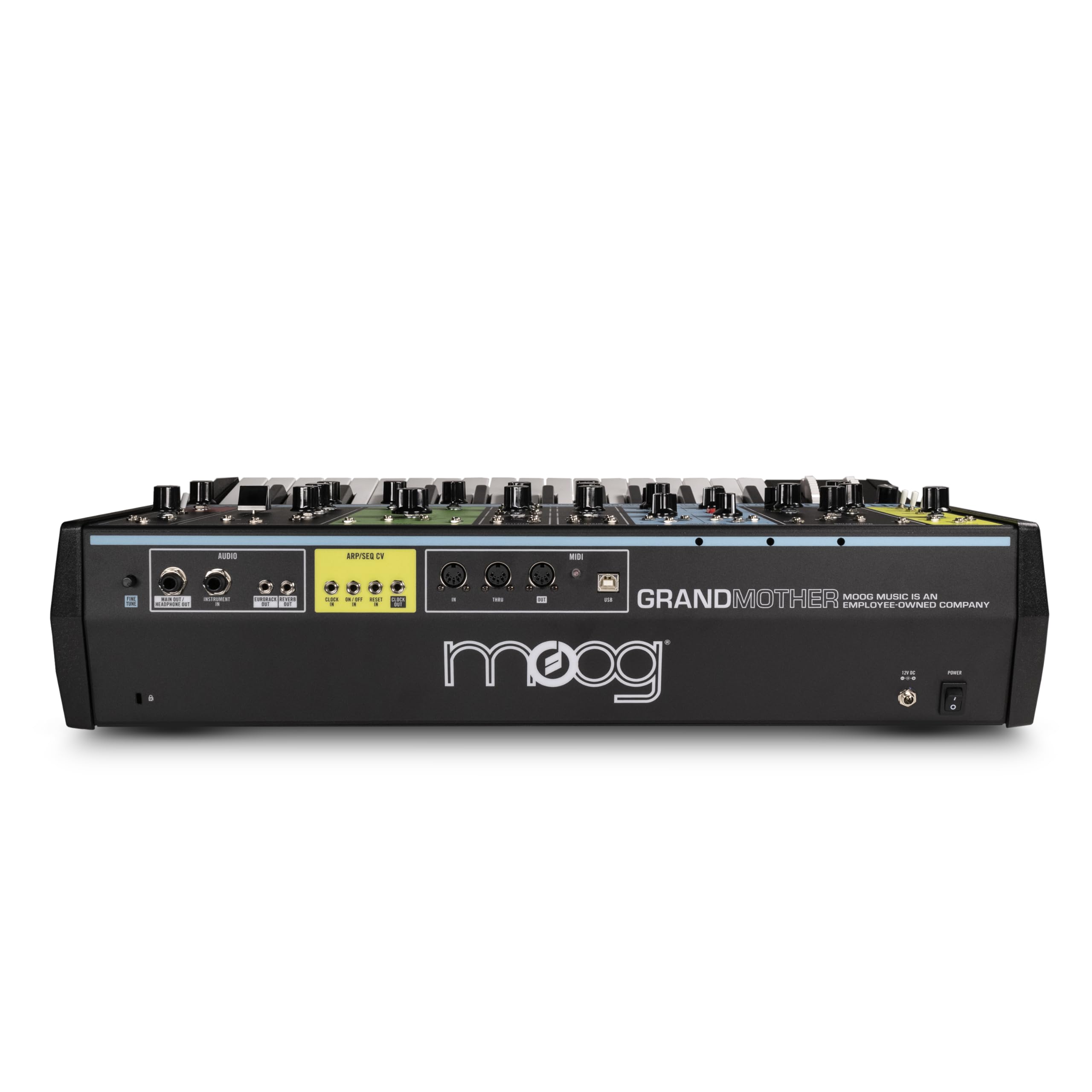 MOOG Grandmother Synthétiseur Analogique Semi-Modulaire à Clavier 32 Touches, Arpégiateur Intégré, Séquenceur et Tank de Réverbération à Ressort