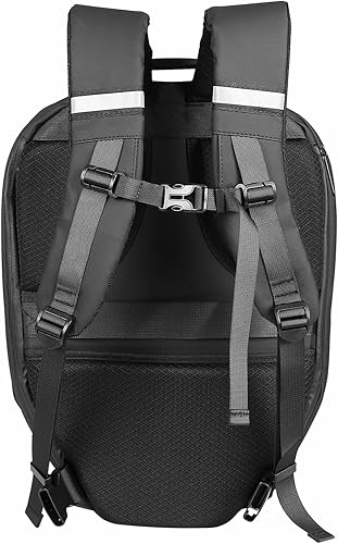 Miniatura 7 de Taysem Mochila LED para motocicleta, mochilas para laptop para hombre, mochila LED inteligente con pantalla pix programable, Negro -, B Taza