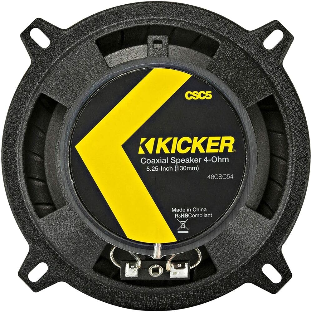 6x9 inch, 5.25 inch and 3.5 inch Speakers for Dodge Ram 2002-2011 Kicker CS Series Upgrade Kit Front and Rear with a can Cooler