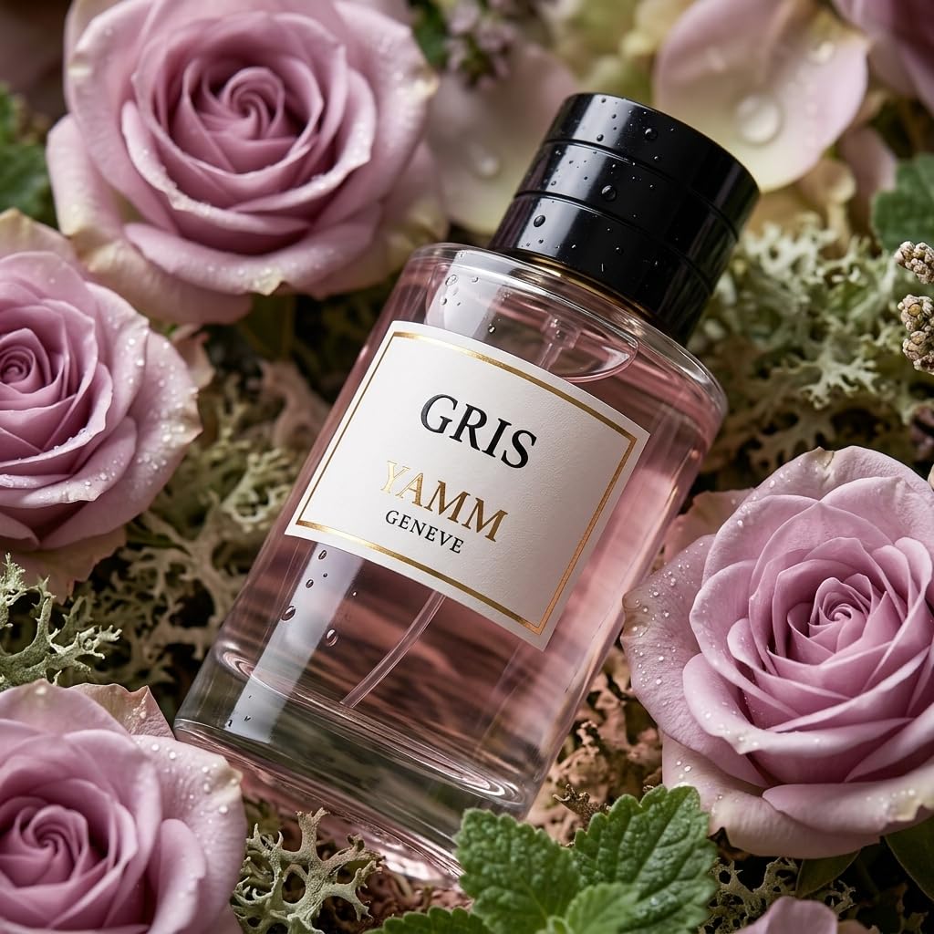 Szary | Ekstrakt z perfum 50 ml | Mieszane perfumy dla mężczyzn i kobiet, cytrusy, róża i paczula | Nuty cypryjskie, drzewne i bursztynowe | Luksus i Długotrwały
