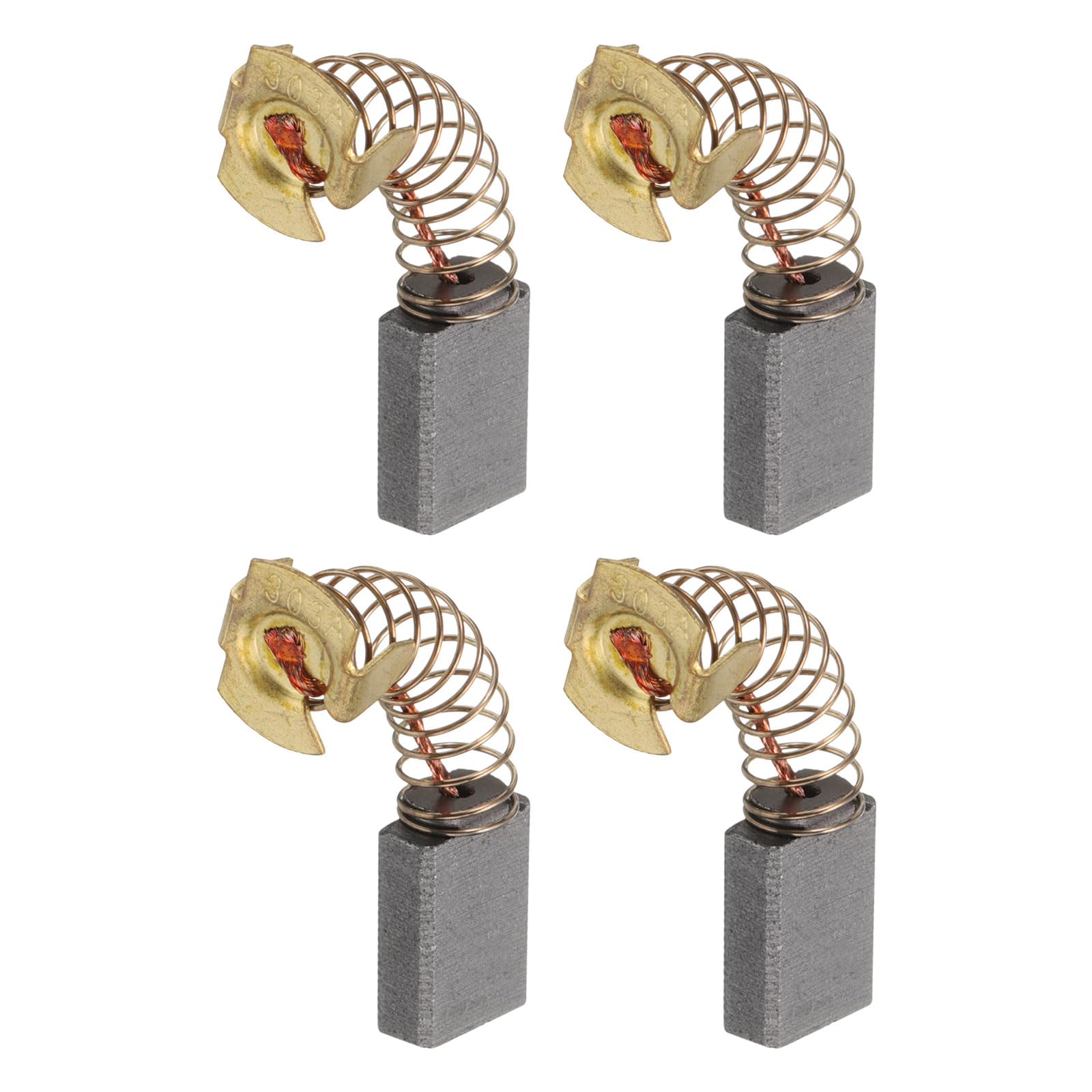 QUARKZMAN 4pcs Balai De Charbon 16mm x 10mm x 5mm Pour Meuleuse 303# Pièce De Remplacement Moteur Électrique