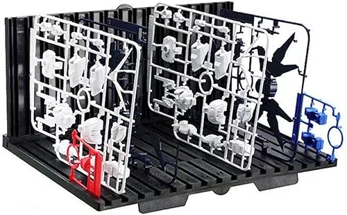 Estante de la pieza del modelo, estante del modelo, conveniente para el estante de Gundam, clasificación de piezas de Gundam