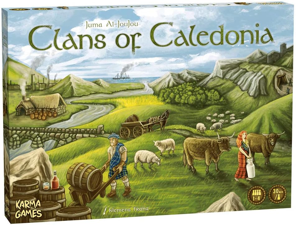 Karma Games KAR38205 Clans of Caledonia, Multi-Colour