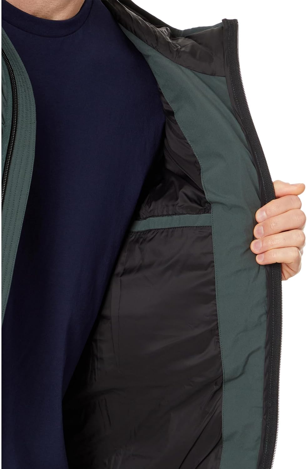 Water Resistant Performance Stretch Hooded Puffer Jacket