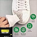 Homezgo Sneaker Wipes for Shoes Instant Shoe Cleaner Wipes, Quick Dirt & Stain Remover, Sneaker Cleaning Kit for Nylon, Cotton, Mesh, Canvas, Rubber, Leather gallery image