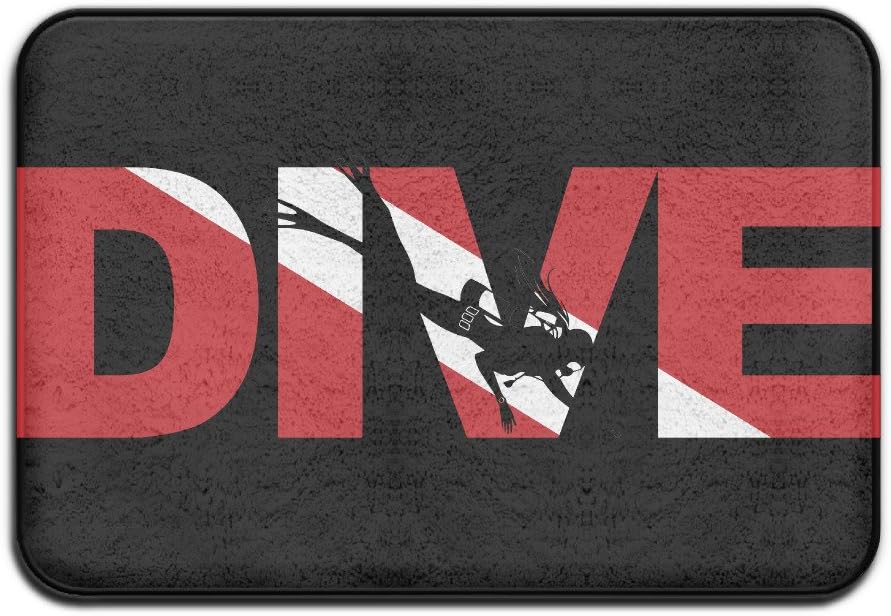 Dive Scuba Diving Home Furnishing Non-Slip Cat Litter Mat 60 X 40 Cm