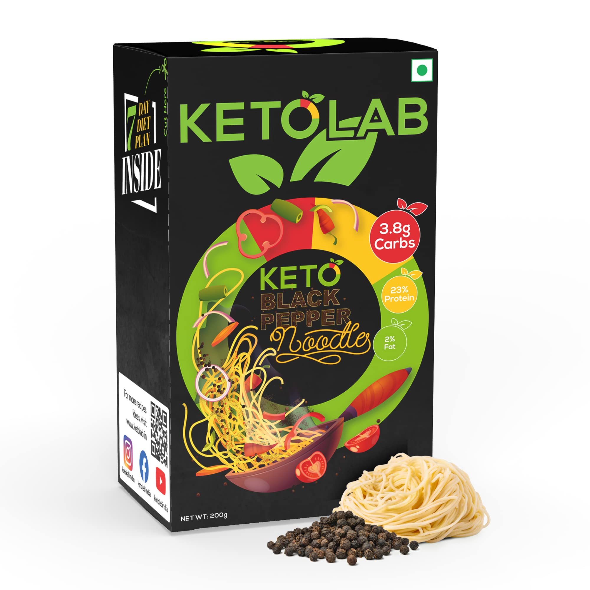 See full amazon price history chart for Ketolab Keto Pepper Noodles Spaghetti, 200 Gms, 1 Pack, 3.5g Net Carb & 16g High Protein/Serving, Identical to Regular Noodles, Ultra Low Carb, Pre-Biotic High Fibre, For Keto Diet and Weight Loss Ketolab Keto Pepper Noodles Spaghetti, 200 Gms, 1 Pack, 3.5g Net Carb & 16g High Protein/Serving, Identical to Regular Noodles, Ultra Low Carb, Pre-Biotic High Fibre, For Keto Diet and Weight Loss (B0BKWTJ945) Amazon Price History, Amazon Price Tracker