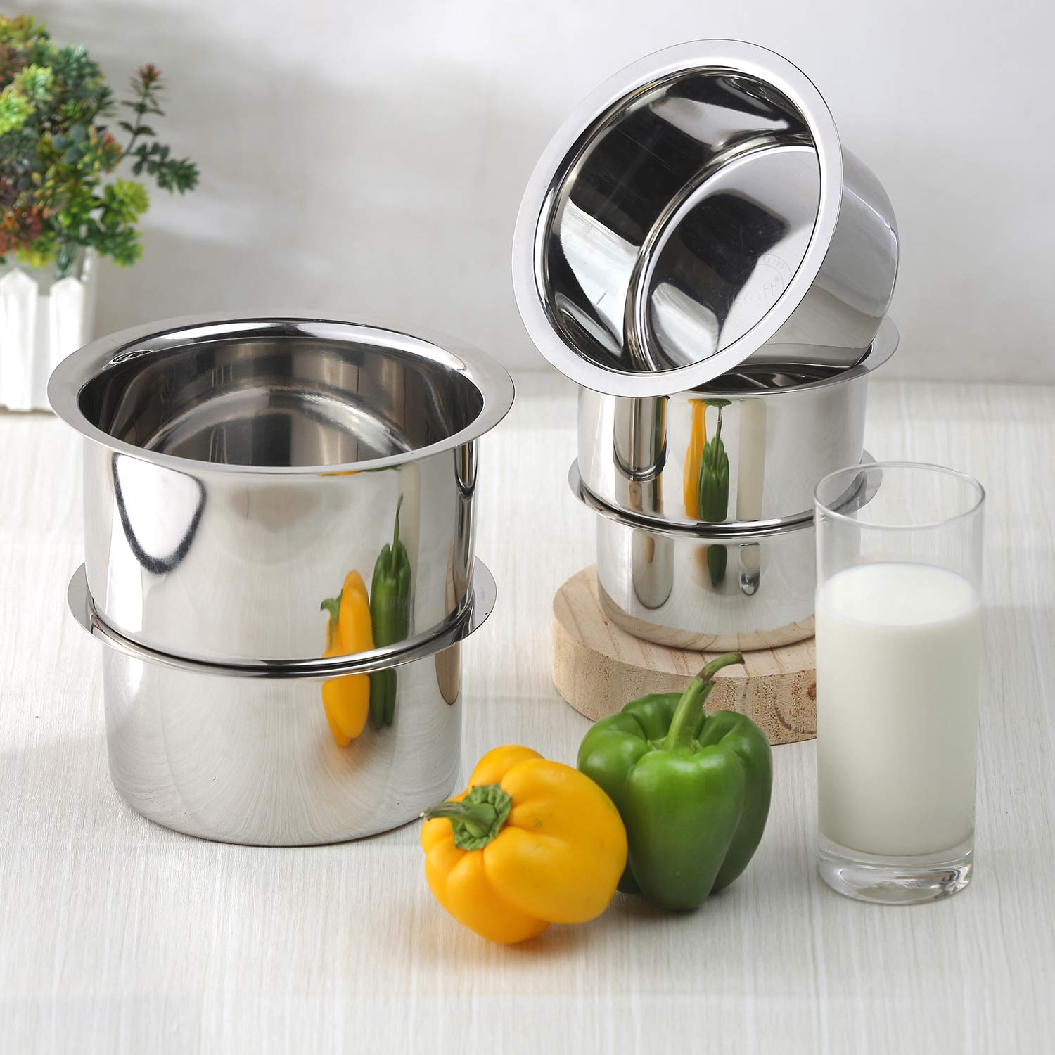 Vinod Kraft Stainless Steel Tope Set of 5 Pcs