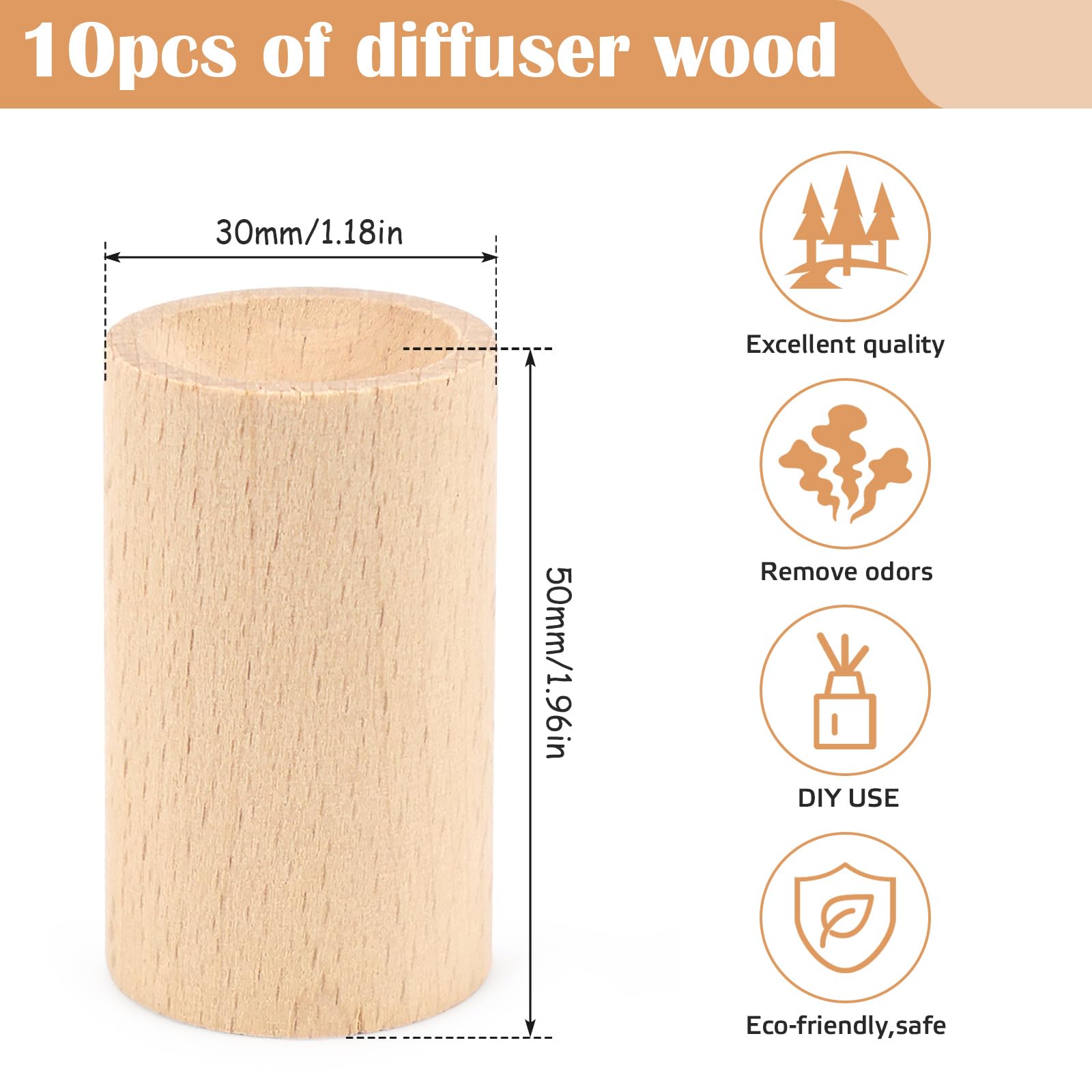 Houten Diffuser - Walnoot - Blooming Blends