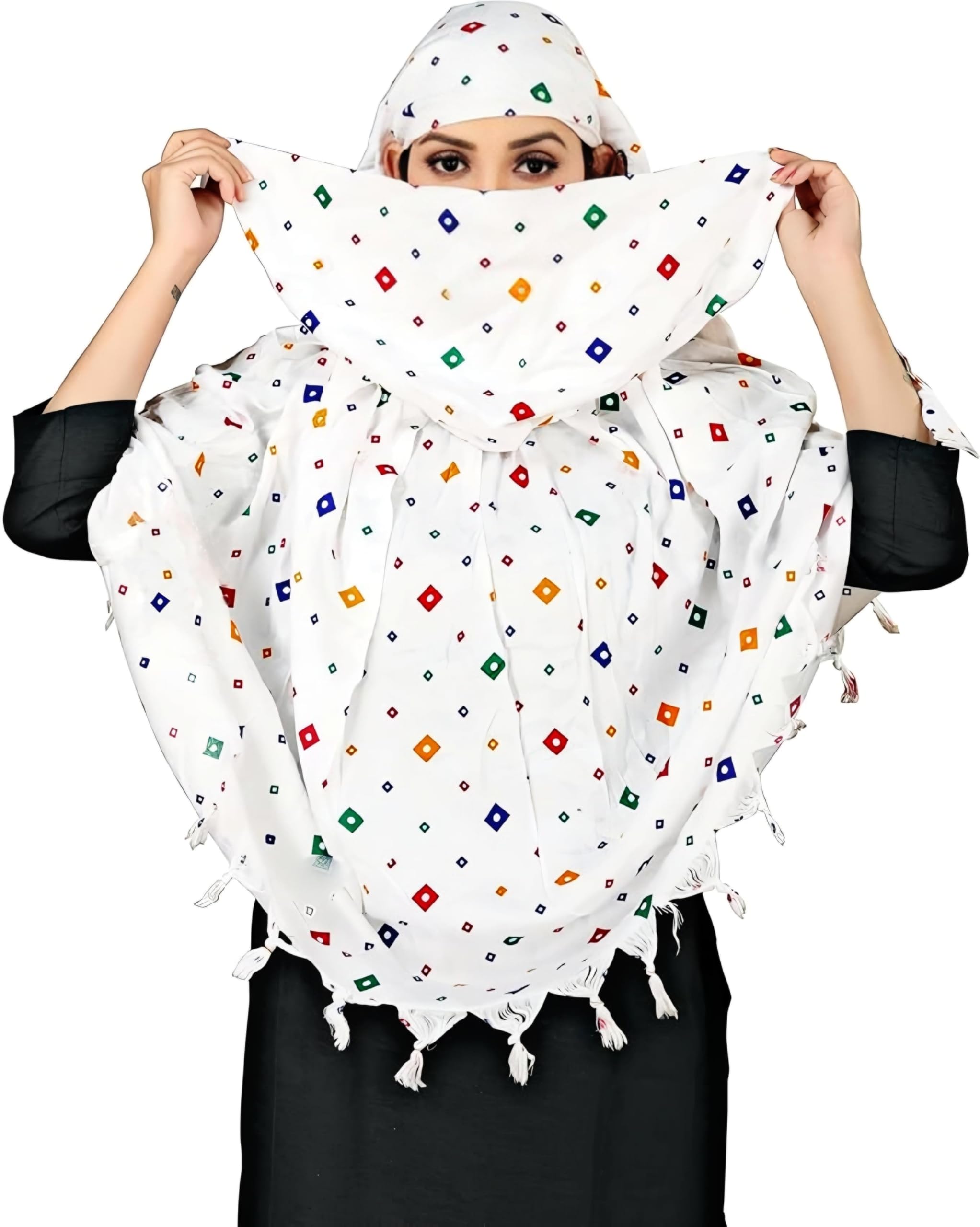 Scarf Cum Mask | Scarves/Stoles/Wraps/Burkha | Usable For Vehicle Driver | Anti Pollution & Sun | Universal Size For Girl & Women | Printed Light Weight Cool Rayon Fabric-image-25
