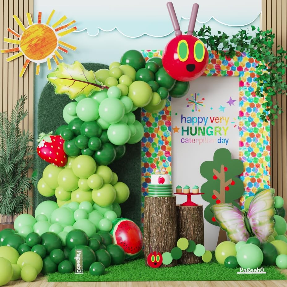 Kit arche ballons verts pour fêter la rentrée scolaire sans stress