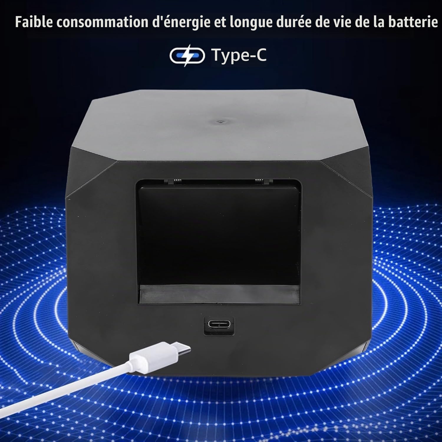 Distributeur De Cartes Automatique, Machine À Distribuer Les Cartes De Poker Électrique Rotative À 180°/360°, Distribution Automatique, Compatible avec 2 Jeux De Cartes(Black)