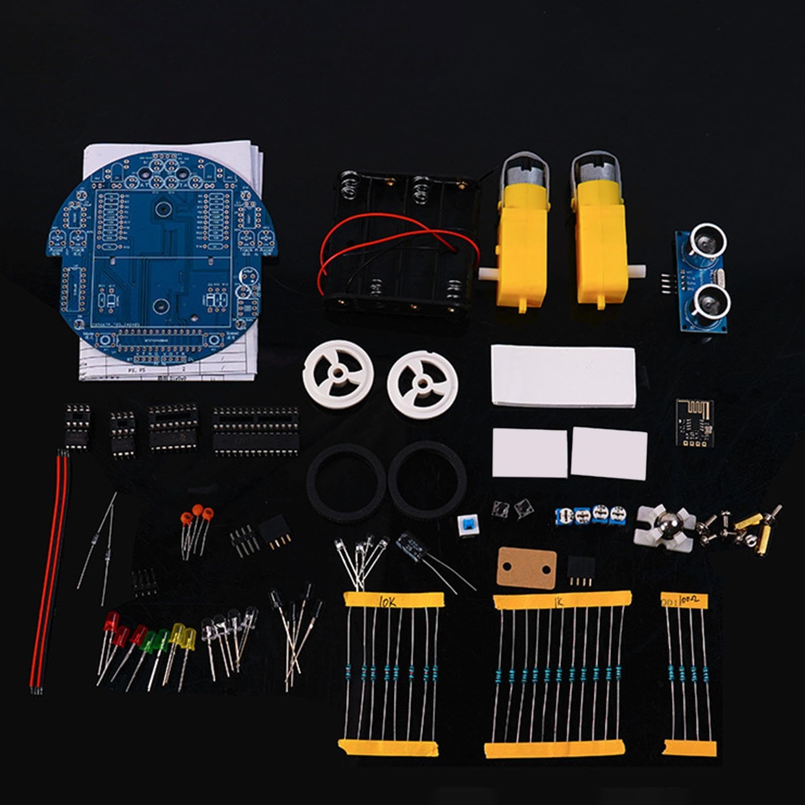 Kit de Robot Inteligente para Coche DIY con Software Gráfico, Modos Multifuncionales, Control por Aplicación Y Evitación de Obstáculos. Adecuado para, Type B