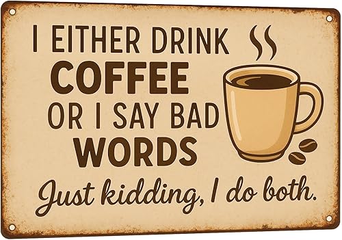 Miniatura 10 de Letreros divertidos de barra para decoración de bar del hogar, letrero de corchos para quitters, decoración de cueva de hombre, letrero de pared