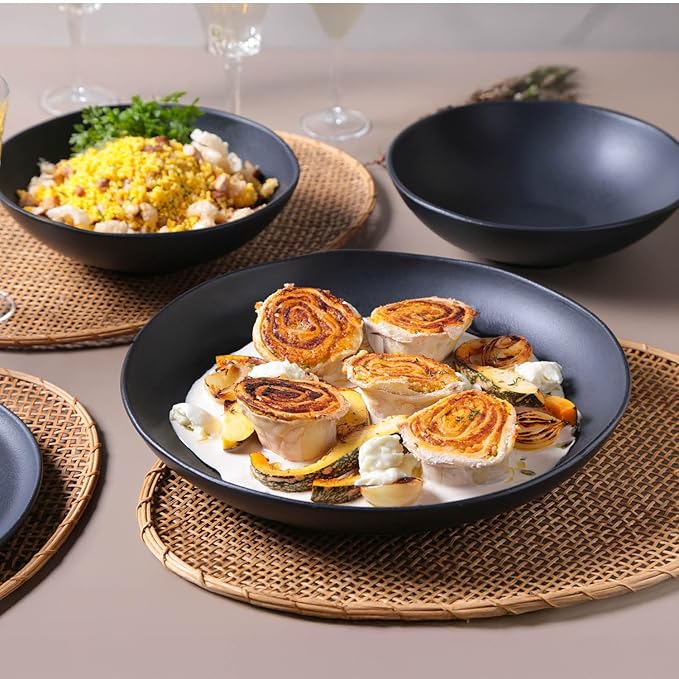 Porto Brasil Porto Brasil Tigela Média Orgânico Stoneware Preto Matte 25 cm Porto Brasil Porto Brasil Tigela Média Orgânico Stoneware Preto Matte 25 cm