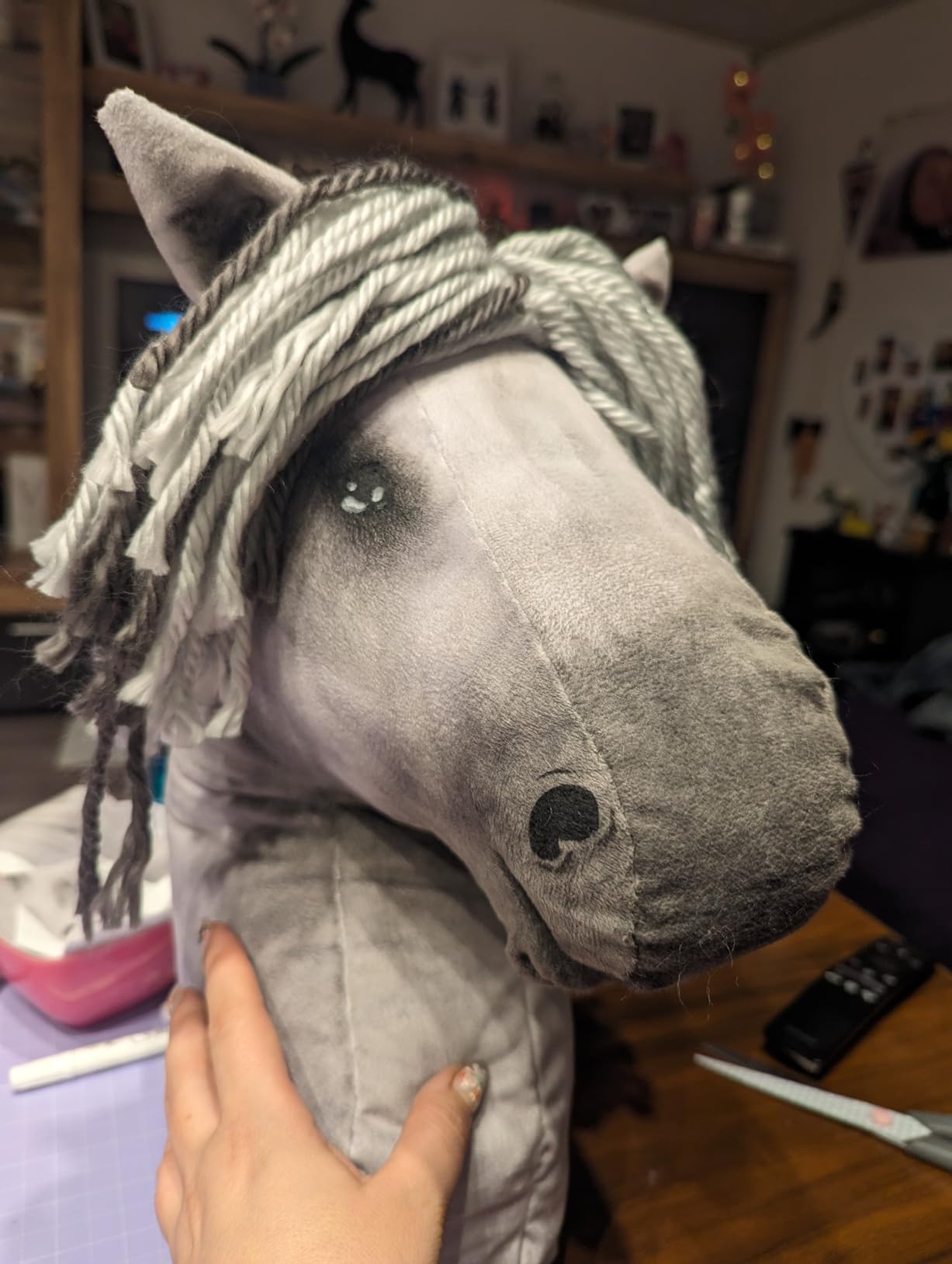 Amazon.de Hobby Horse Stoff Apfelschimmel 1,5 mm SuperSoft SHORTY