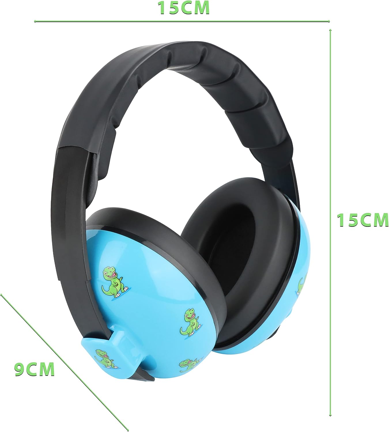 Calm Kidz baby ear defenders kids hearing protection dinosaur T rex