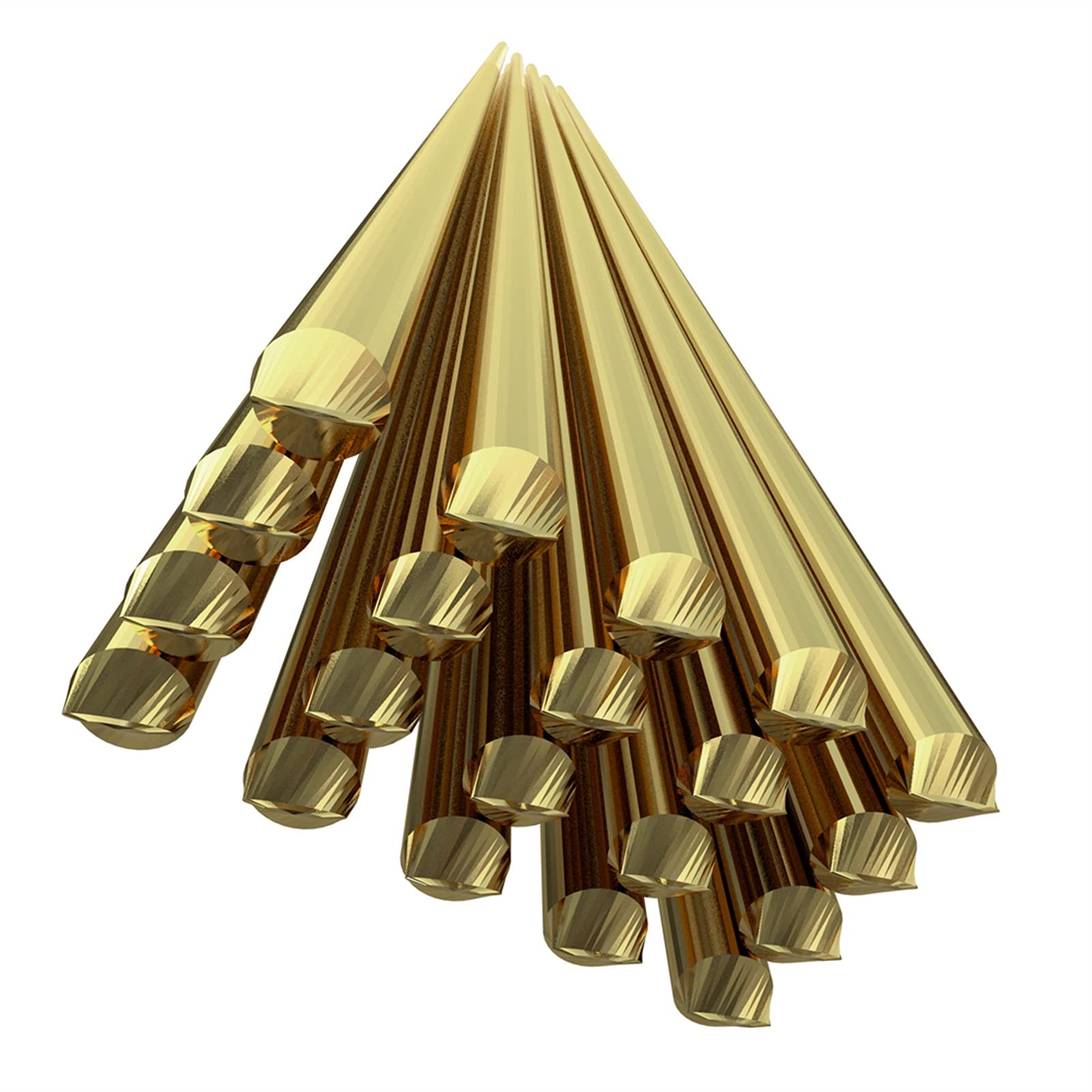Varillas de soldadura de plástico, Electrodo de alambre de soldadura de latón de 1,6 mm x 333 mm, varilla de soldadura sin fundente, paquete de 10/20/50 piezas(20PCS)