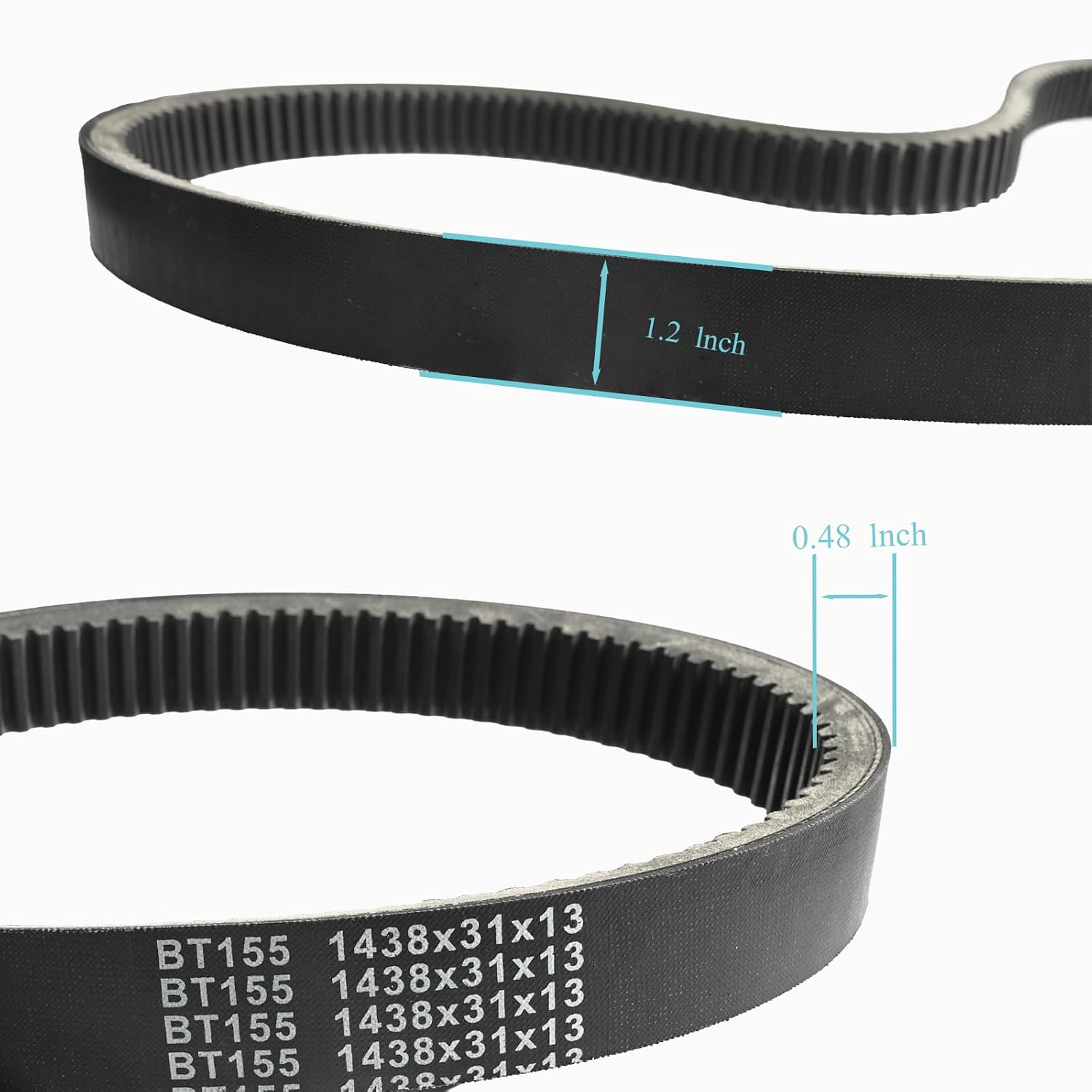 Drive Belt V-Belt for John Deere M125383 24G5596, Fits for 4X2 6X4 Gator
