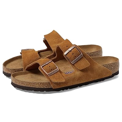 Birkenstock Arizona Soft Footbed Suede (Unisex) Sandals Mink Suede
