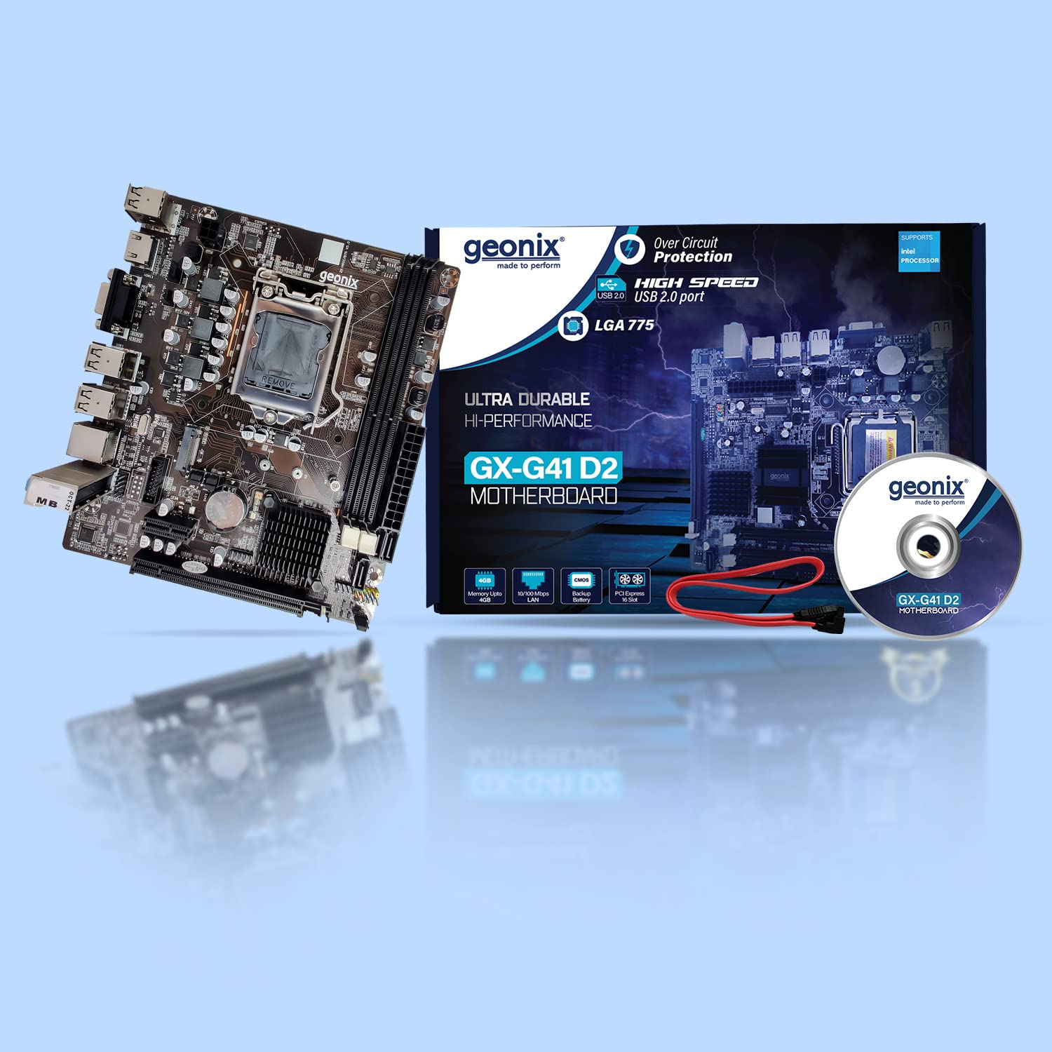 Amazon.in Buy Geonix GXG41 DDR2 Motherboard LGA775 Support Intel