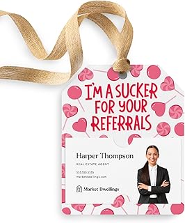 I'm A Sucker For Your Referrals | Valentine's Day Gift Tags | 163-GT001-AB