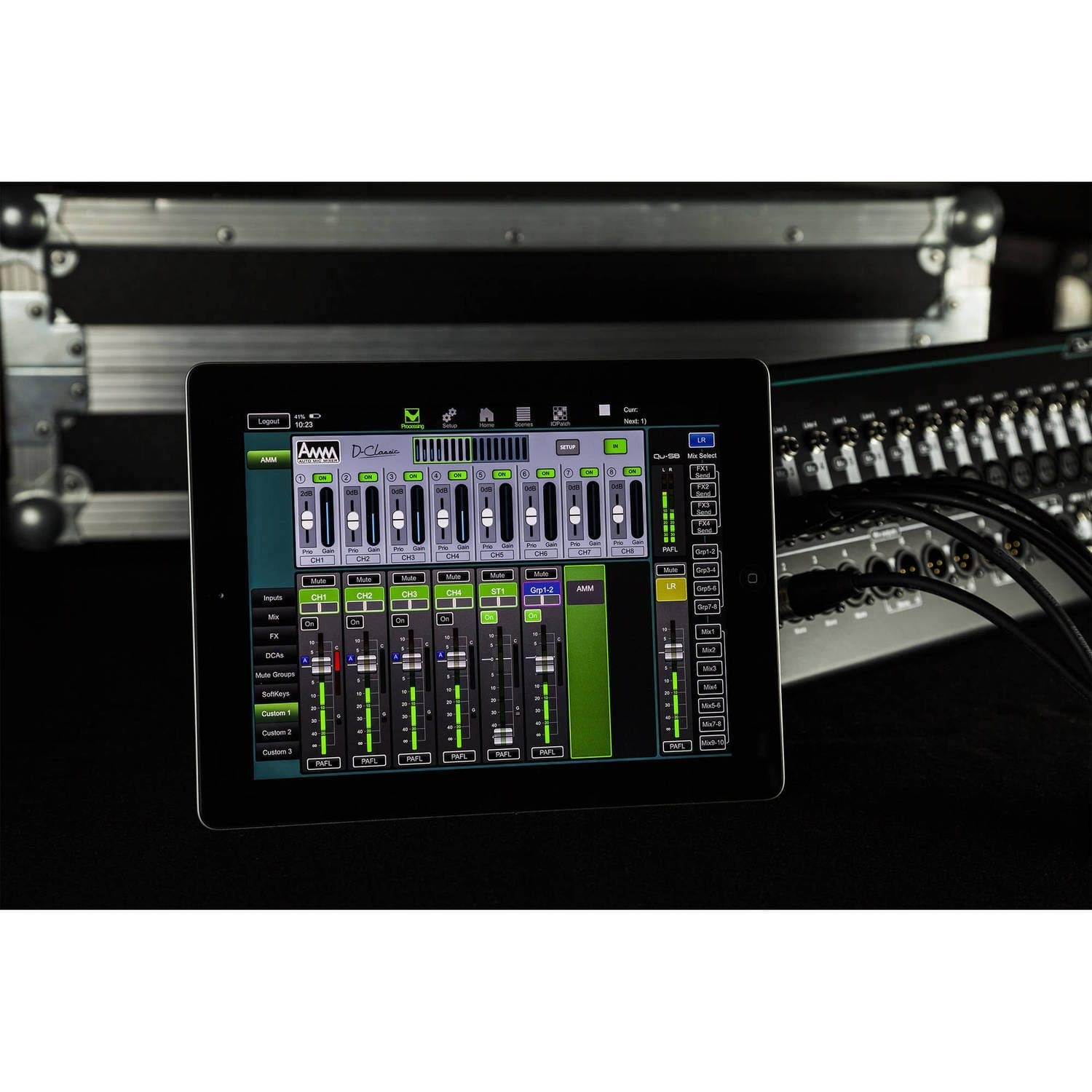 Allen & Heath Qu-SB Portable 18-In/14-Out Digital Mixer + Cables and Samson DK707 7-Piece Drum Microphone Kit - Image 4