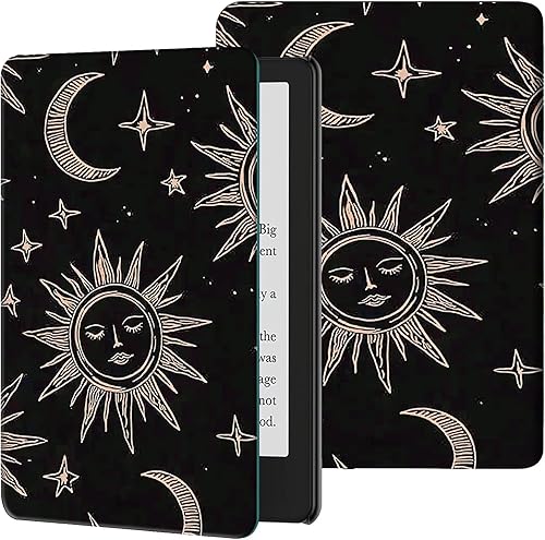 Vista 183 de Funda para Kindle de 6 pulgadas (11.ª generación, versión 2024/2022) delgada de piel sintética, ajustable, multiángulo, Smart Shell con función