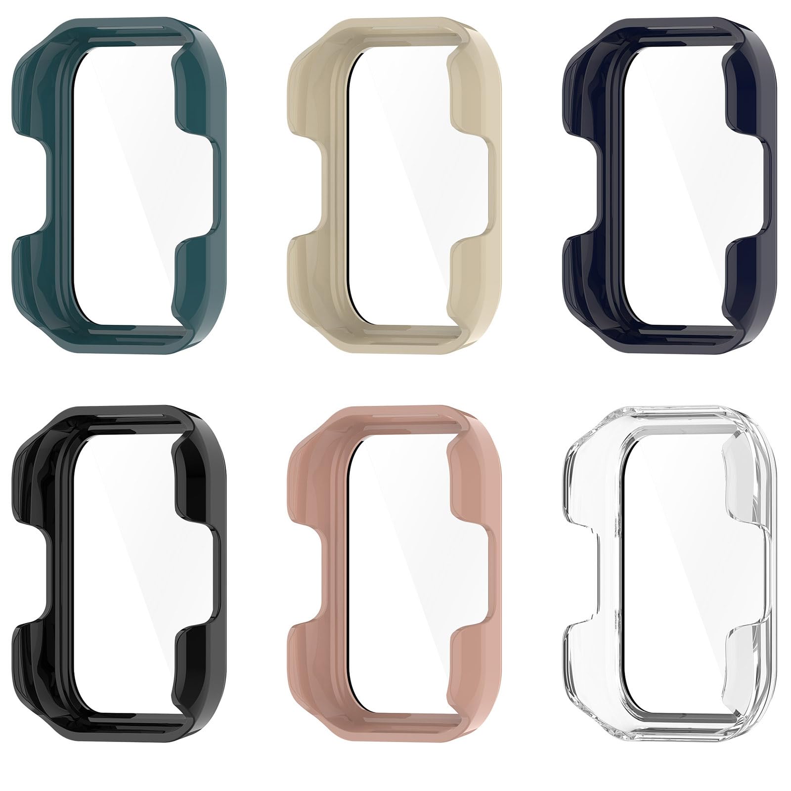 Custodia Protettiva Per Smartwatch - Copertura In PC E Vetro Temperato, Anti-Graffio, Lavabile, Design Sottile - Foto 4