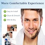 83M Replacement Shaver Head Compatible with Braun Series 8 Electric Shaver, Wet & Dry, Foil & Cutter for Braun S8 Razor Blades – Fits Models 8467, 8370cc, 8340s (1 count (Pack of 1))