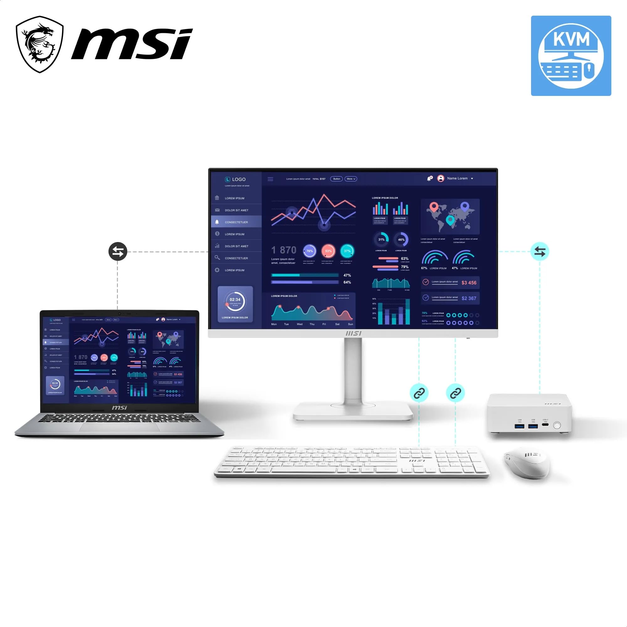 Amazon.co.jp: MSI ビジネスモニター PRO MAX 271PHW E14 27インチ