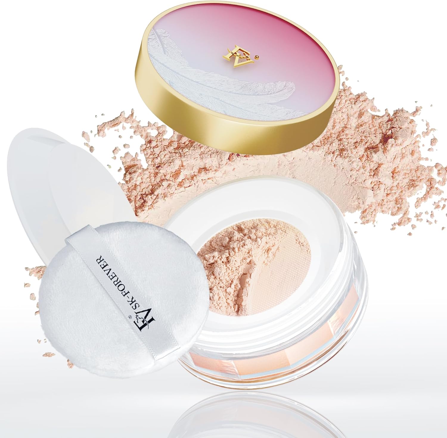 FV Setting Powder, Oliecontrole & Langhoudend, Lichtgewicht & Poriënvervagend Gezicht Translucent Poeder met Matte Finish, 10g, Naturally Neutral