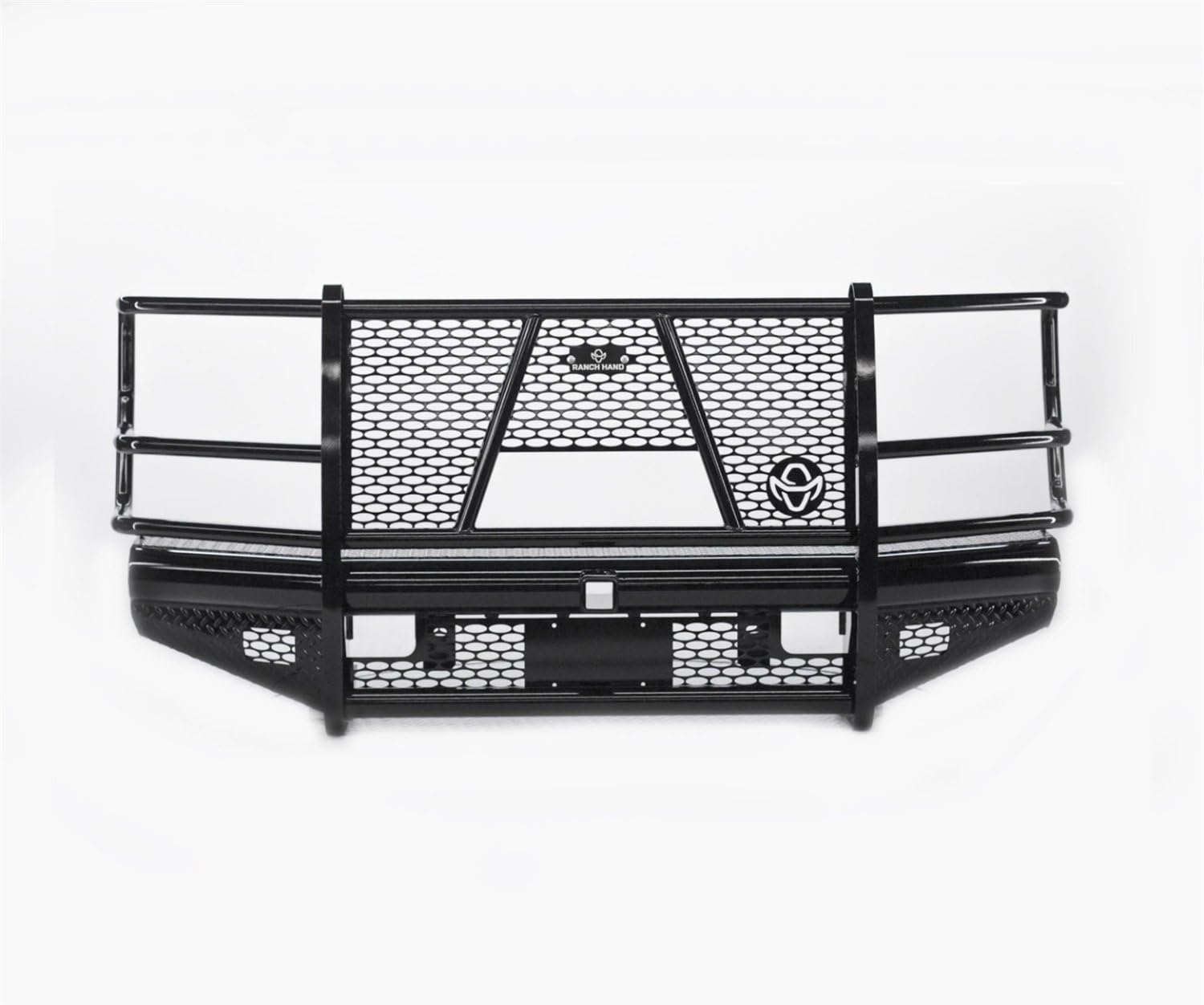 Fbf171Blrc - Legend Series Full Width Black Front Hd Bumper with Full Grille Guard