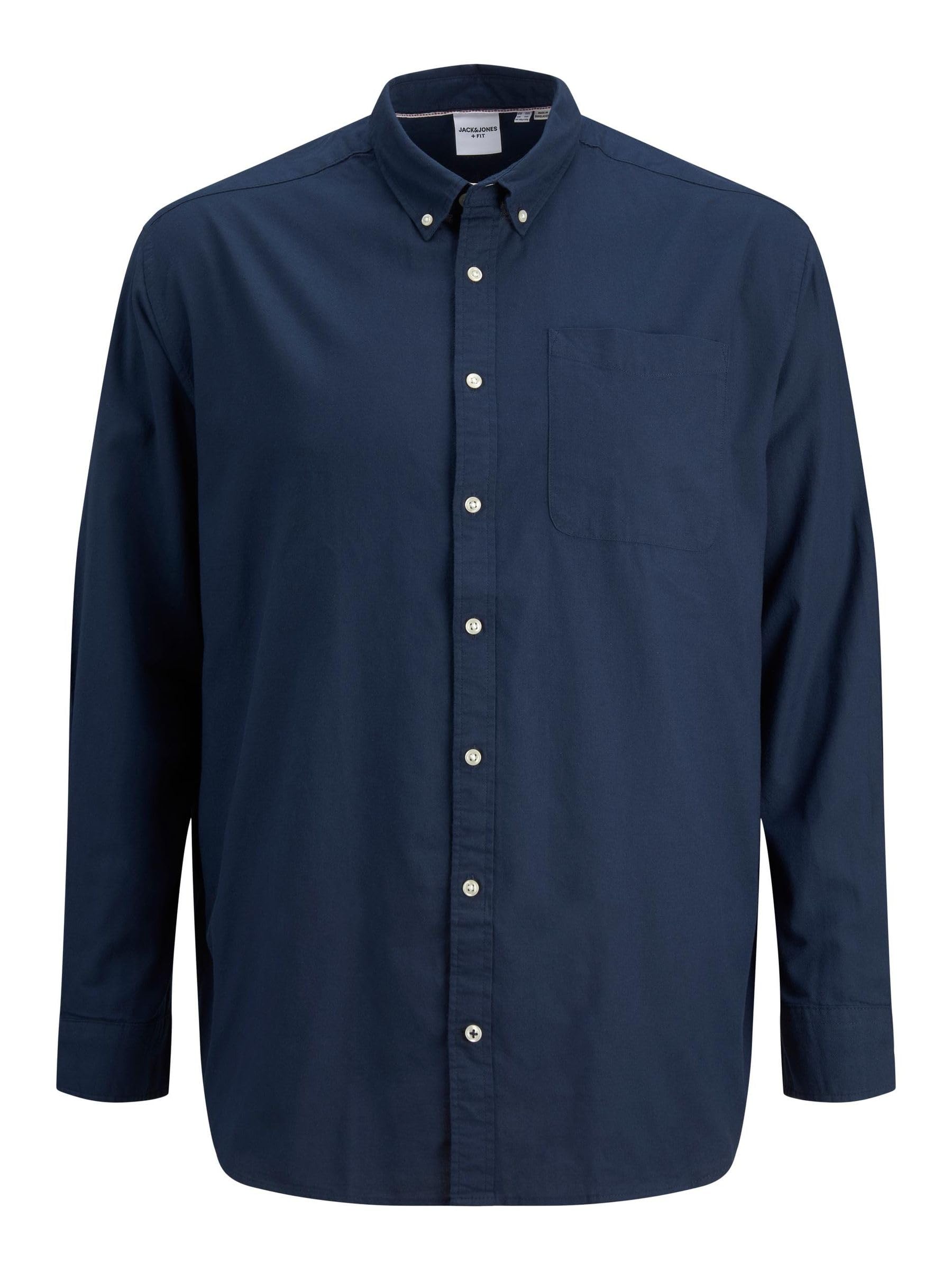 Jack & Jones Men's Bleu Shirt Large Size Oxford (Gt)
