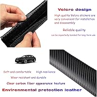 Vista 4 de Funda para cinturón de seguridad de coche M de 3 colores, almohadilla con textura de fibra de carbono para cinturón de seguridad de coche, suave