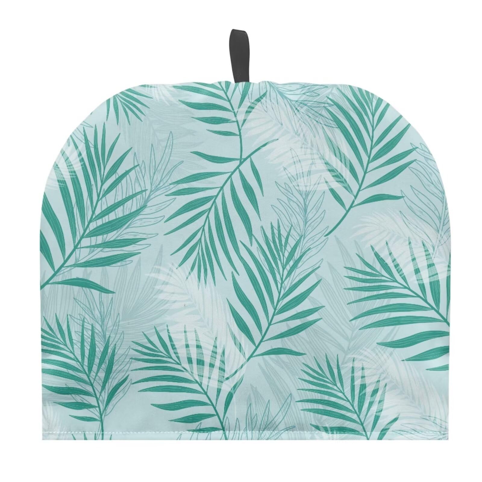 Tutolipy Tropical Palm Leaves Teapot Cover Insulated Tea Cosy Warm Keep Tea Cozy Kitchen Home Decoration for Teapots Mugs Universal Fit Tea Kettle Quilt