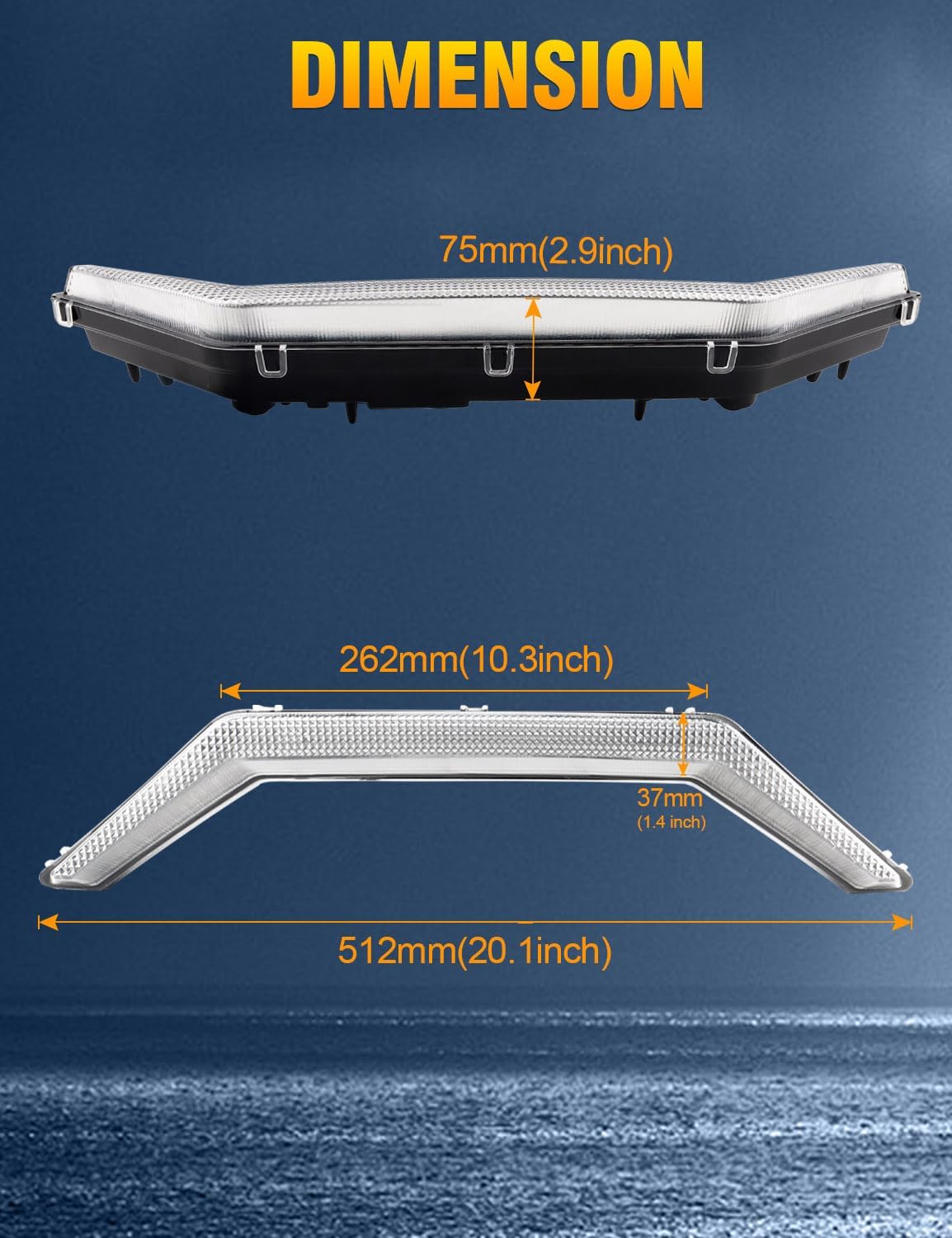 Chelhead RZR Front Accent Light, Led Fang Light Front Grille Compatible with RZR Pro R, RZR Pro XP 2020-2023…