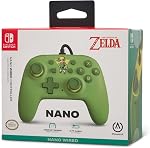 Manette Filaire Nano PowerA pour Nintendo Switch - Toon Link, Nintendo Switch - Modèle OLED, Gamepad, contrôleur de jeu, Compact, Plus Petit, Portable
