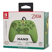 Vista 9 de PowerA Nano Wired Controller for Nintendo Switch - Toon Link, Nintendo Switch - OLED Model, Gamepad, game controller, Compact, Smaller, Portable