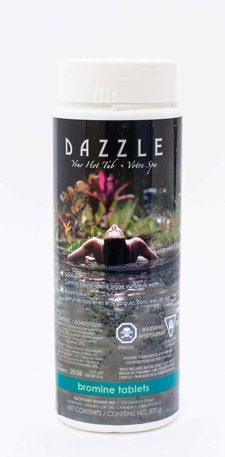 Dazzle Bromine Tablets (800 g) (SKU DAZ08501) Amazon.ca Patio, Lawn