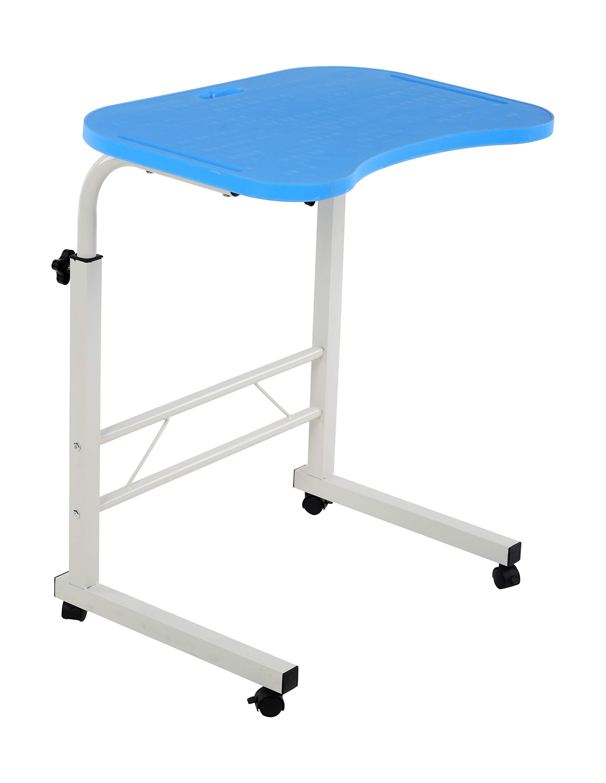 Buy R. K. INTERNATIONAL Mobile Bedside Table Rolling Laptop Stand Height Adjustable Computer