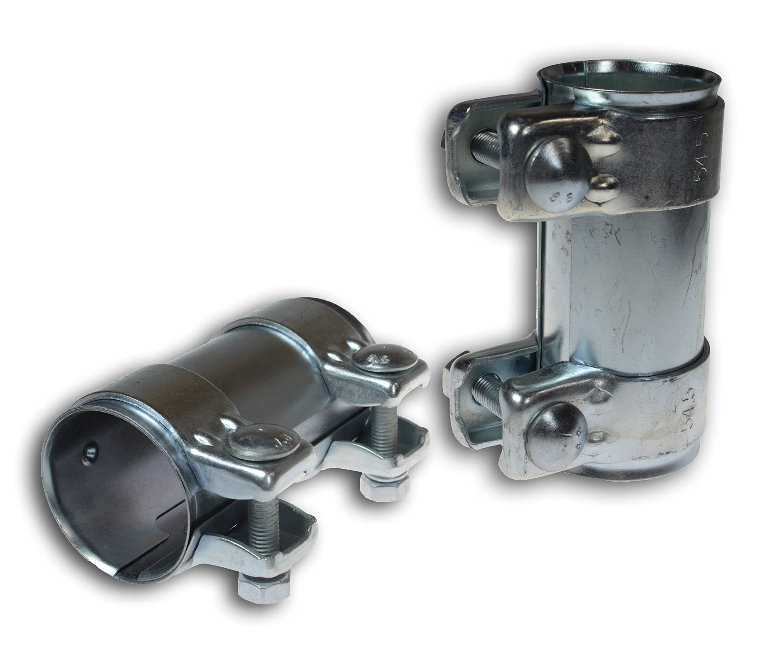 Universal Rohrverbinder 50x125mm Doppelschelle Mit AKEMI Montagepaste - Für Auspuffrohre Bis 50mm